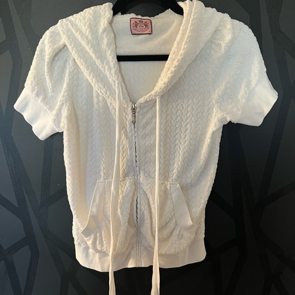 Juicy Couture Tops - Juicy Couture White Textured Jacket from 2007